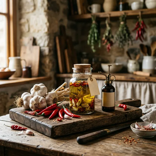 Garlic Pepper Insecticidal Soap Spray
