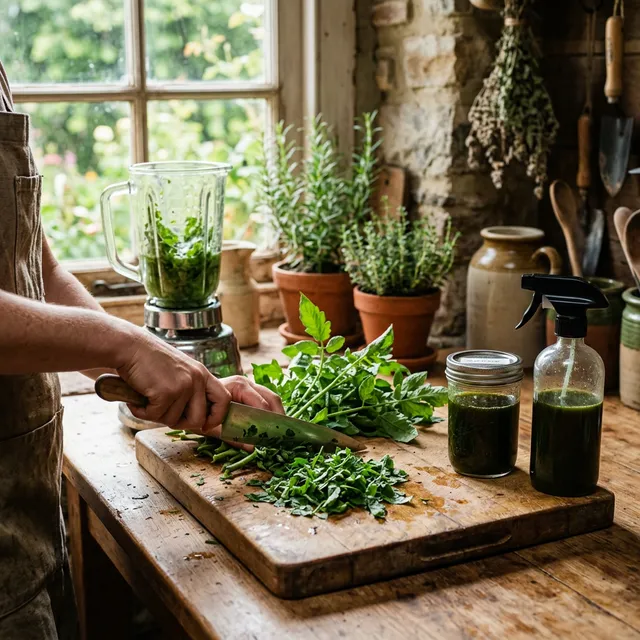 Tomato Leaf Insecticidal Soap Spray
